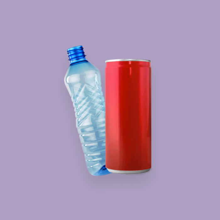 Plastic Bottles and Cans