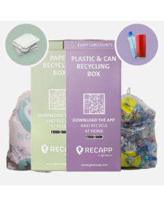 Plastic Bottles, Cans & Paper